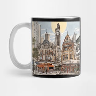 Frankfurt city drawing Mug